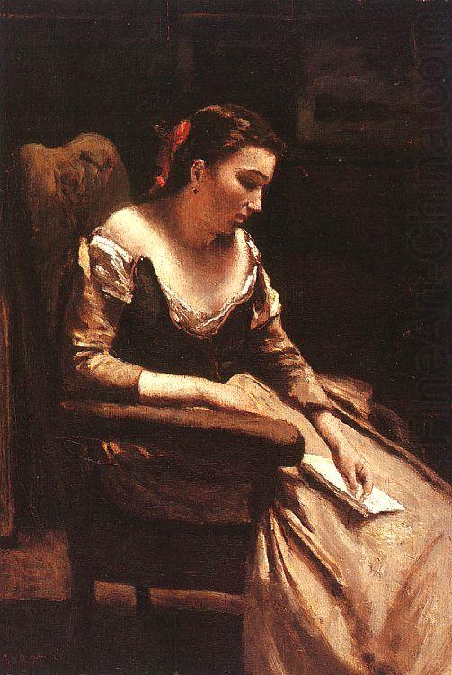 The Letter_3,  Jean Baptiste Camille  Corot